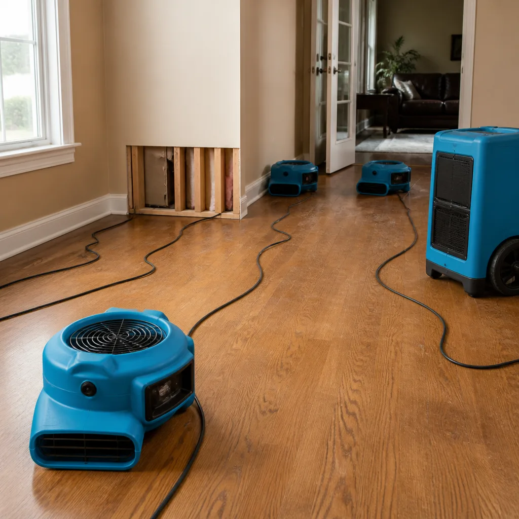 Water damage drying